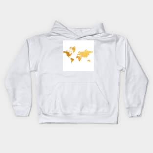 Golden Map Kids Hoodie